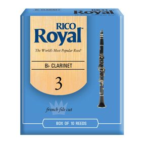 Rico Royal Bb Clarinet Reeds Size3 (10-pack)