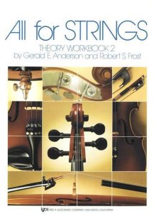 All for Strings Work Book 2 Violin