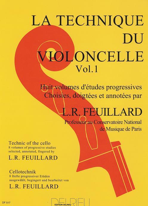 Technique of Cello Book 1 by Feuillard - Vivace Music Store Brisbane ...