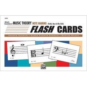 Essentials of Music Theory Note Naming Flash Cards