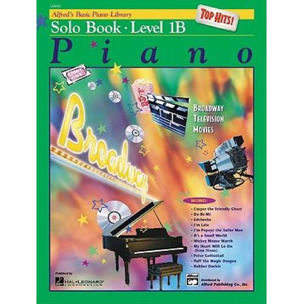 Alfreds Piano Top Hits Solo Level 1B with CD