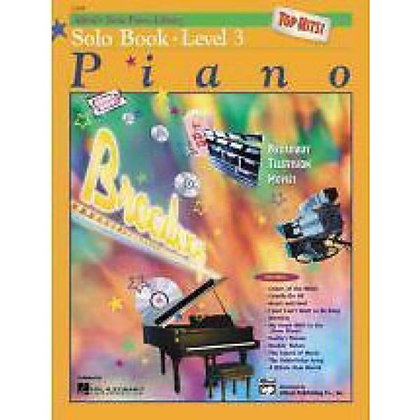 Alfreds Piano Top Hits Solo Level 3 with CD