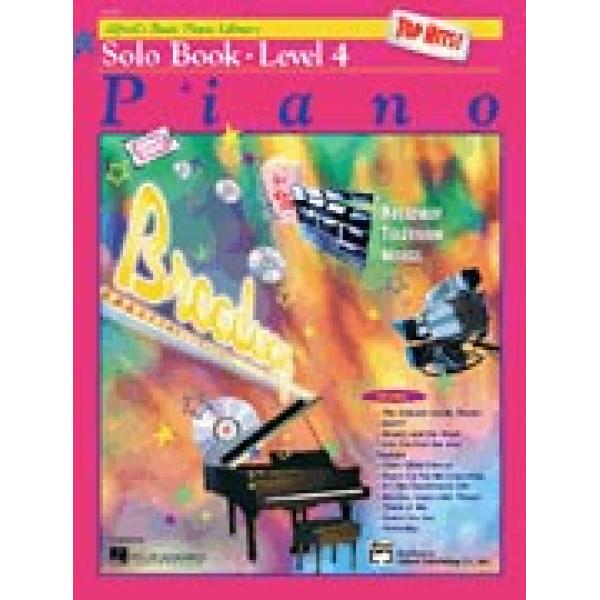 Alfreds Piano Top Hits Solo Level 4 with CD