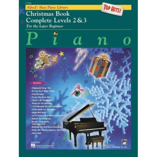 Alfreds Piano Top Hits Christmas Complete Level 2 & 3