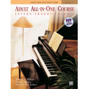 Alfreds Basic Adult Piano Course All In One Books & CD