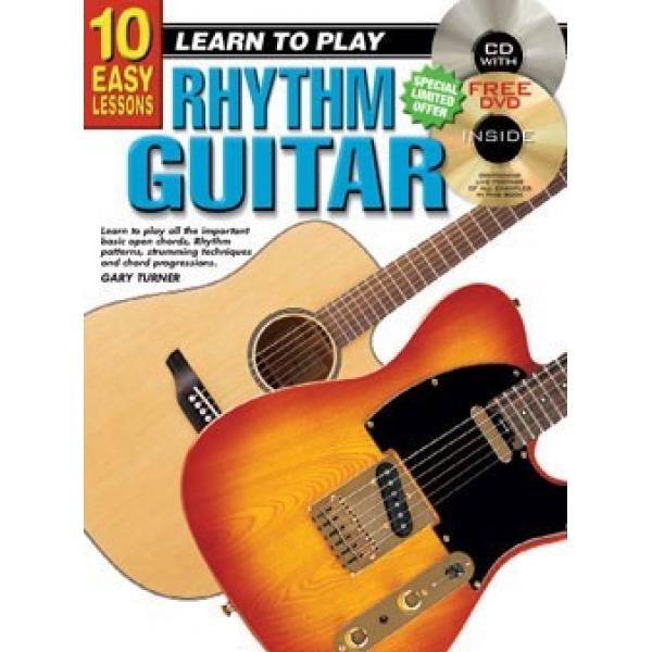 Progressive 10 Easy Lessons Learn To Play Rhythm Guitar