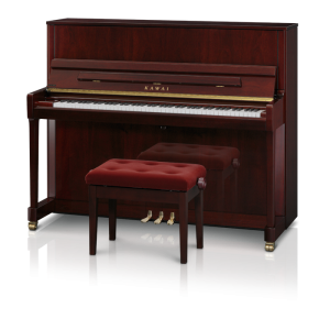 Kawai K300 Upright Piano Mahogany Polish