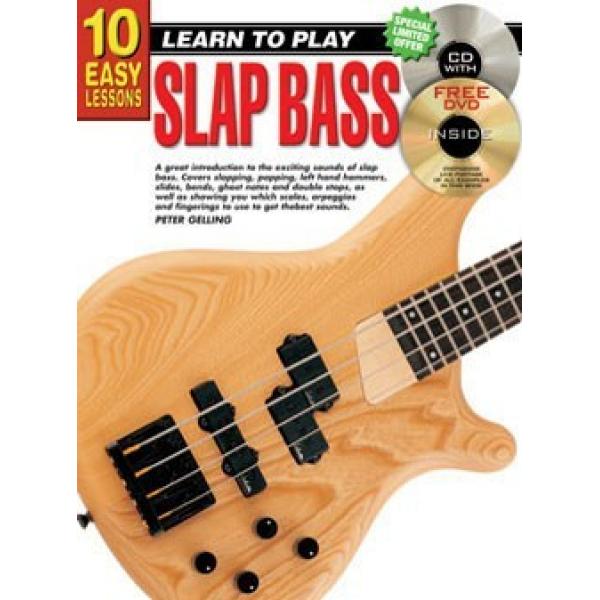 Progressive 10 Easy Lessons Learn to Play Slap Bass
