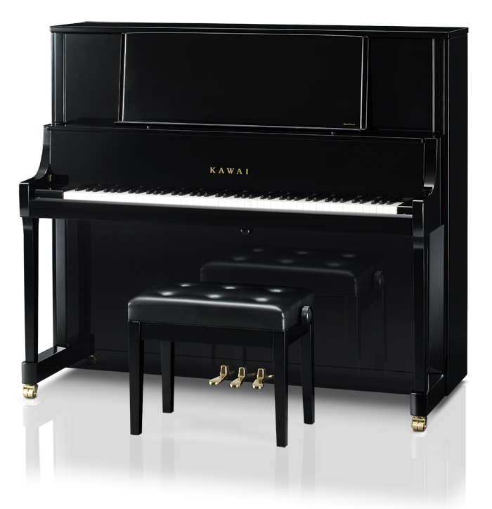 Kawai K800 Upright Piano Ebony Polish