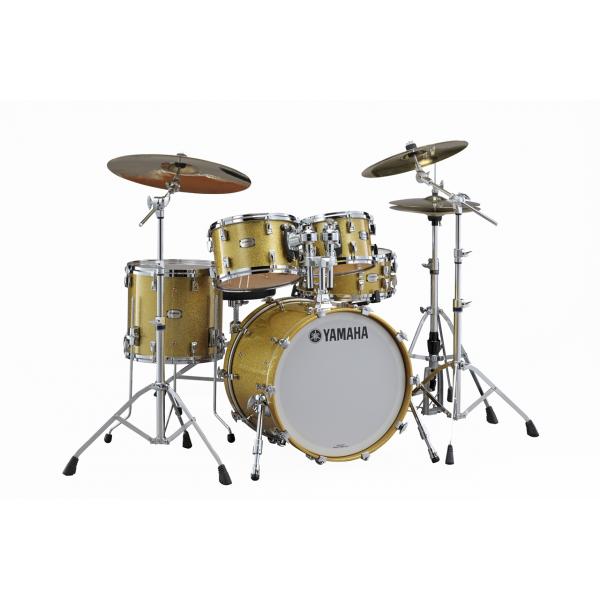 Yamaha Absolute Hybird Maple Drum Set Gold Champagne Sparkle