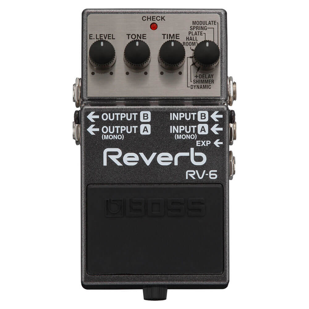 Boss RV-6 Digital Reverb Guitar Effect Pedal (RV6) - Vivace Music Store