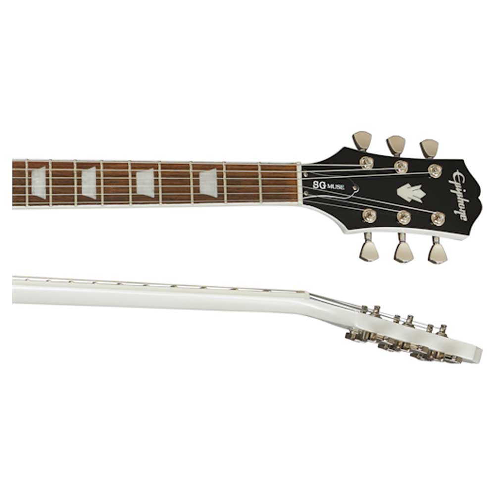 Store　Queensland's　Vivace　Brisbane,　Muse　Epiphone　Music　Guitar　Pearl　Electric　Metallic　White　Music　Store　SG　Largest