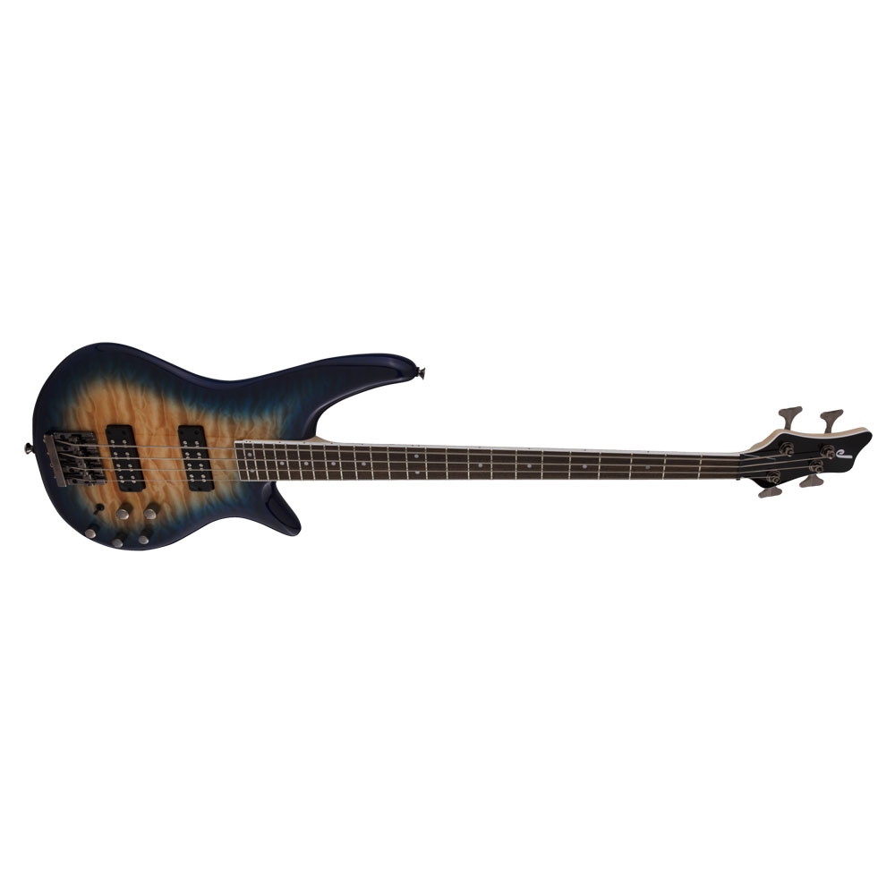 Jackson JS Series JS3Q Spectra Bass Guitar In Amber Blue Burst